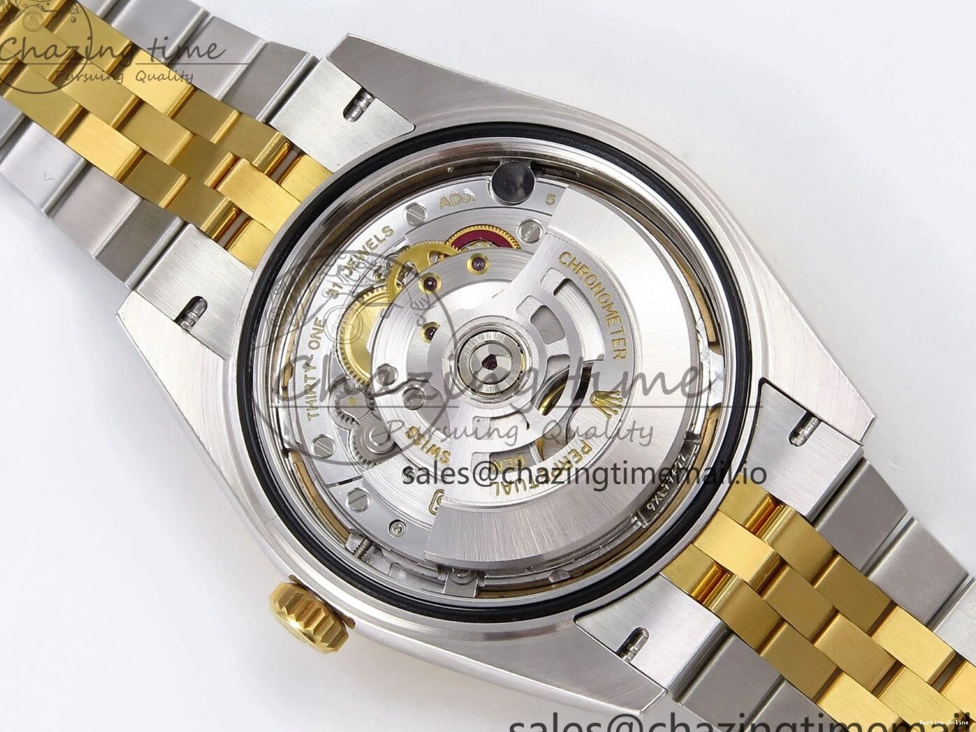 0420 DateJust 41 SS YG ARF 1:1 Best Edition 904L Steel White Stick Dial on Jubilee Bracelet SH3235 (Gain Weight) Seasonal 1223